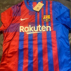 SPAIN La Liga FC BARCELONA Men's JERSEY Size XL  NWT By Nike